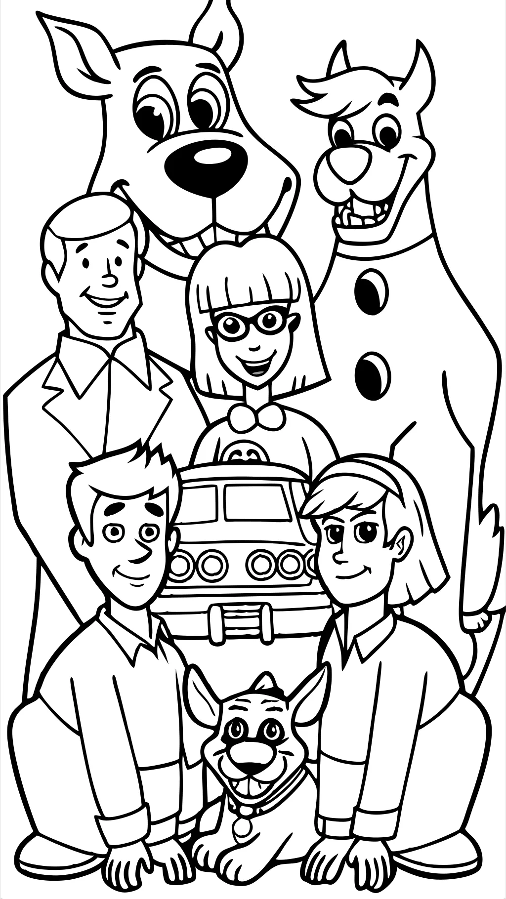 coloriages imprimables scooby doo